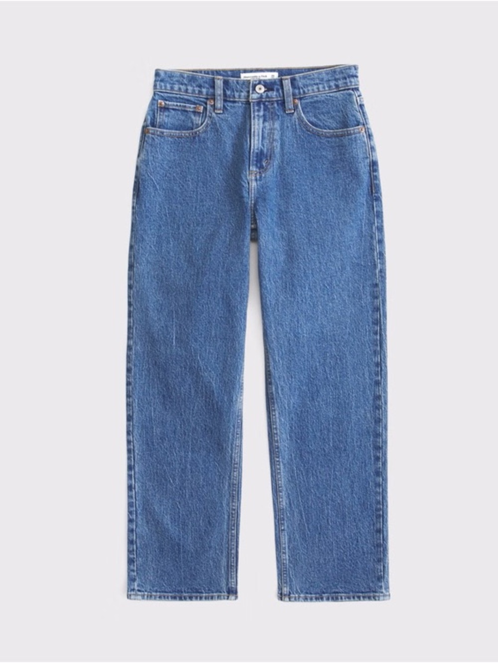 Abercrombie High-Rise The Vintage Straight Jeans, size 8, like new!